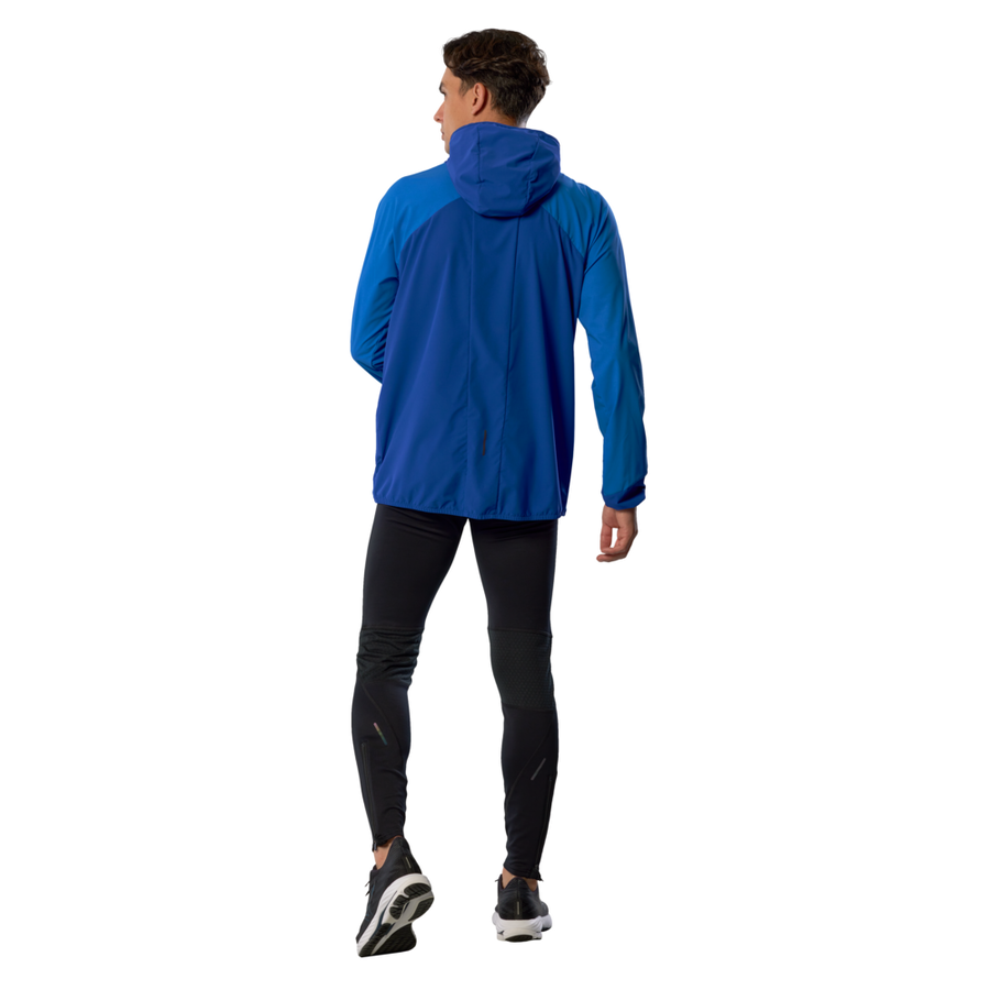 Mizuno Active Warmalite Hybrid Full Zip Hooded Long Sleeve Top  Princess Blue